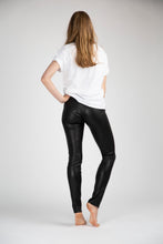 Charger l&#39;image dans la galerie, Legging en cuir d&#39;agneau stretch
