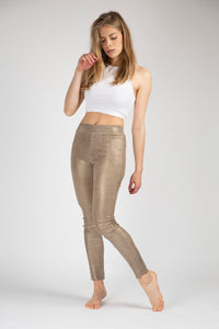 Legging en velours d'agneau stretch