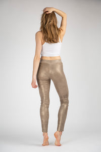 Legging en velours d'agneau stretch