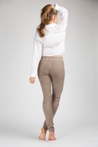 Legging en velours d'agneau stretch