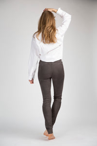 Legging en velours d'agneau stretch